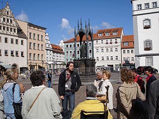 Der Stadtführer erklärt Wittenberg