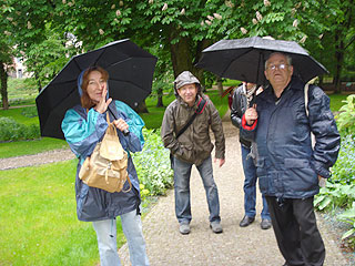 Mitglieder des LVSB e.V. auf der LAGA Brandenburg im Regen