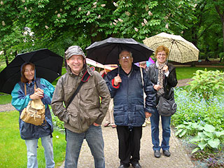 Mitglieder des LVSB auf der LAGA Brandenburg im Regen